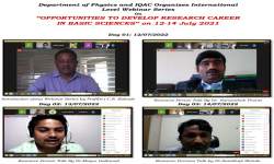 International Level Webinar Series on 